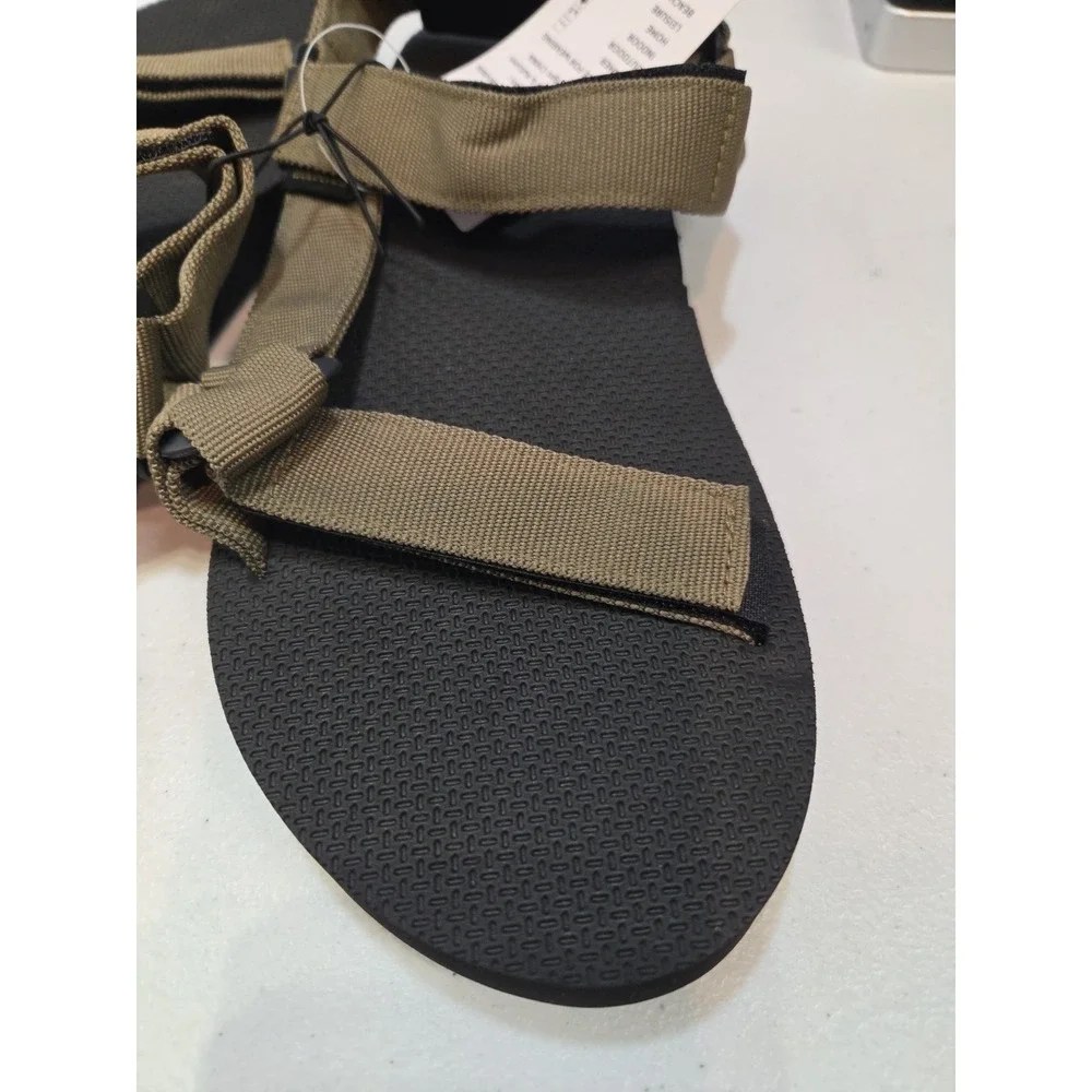 WateLves Men's Sport Sandals EU 43 US 10 Olive Adjustable Outdoor Beach NWT‎